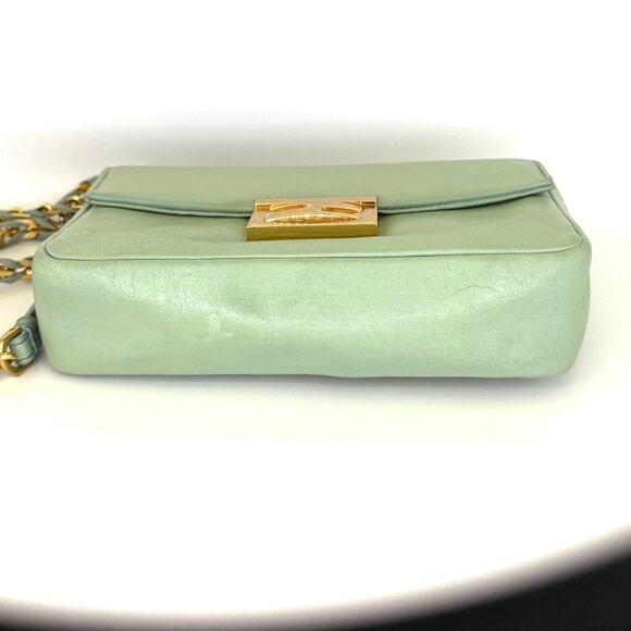 Fendi Leather Mini Be Baguette Bag - Picture 4 of 12